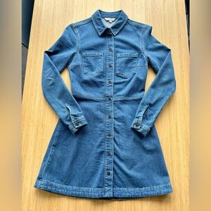French Connection A-line Denim Dress, size XS. Sold out style